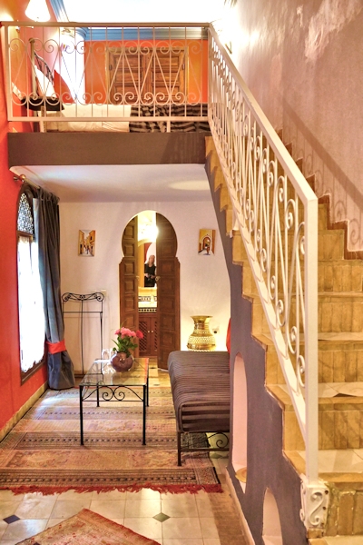 The 2 story apartment in our Riad, Marrakesh