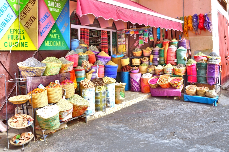 Shops in the Medina of Marrakesh