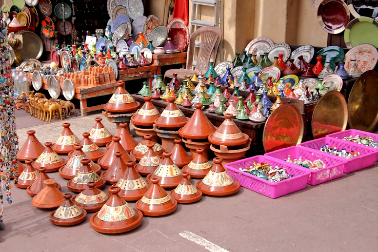 Shops in the Medina of Marrakesh