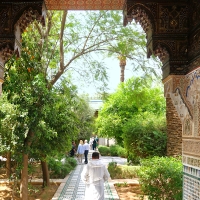 Late 19th century Bahai Palace Museum and Gardens, Marrakesh