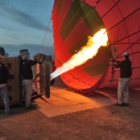 Preparing a Hot Air Balloon