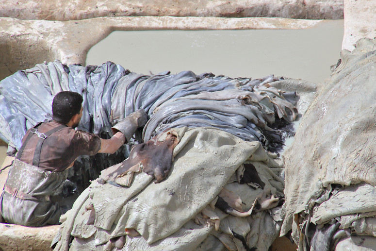 Chouara Leather Tannery, Fes, Morocco