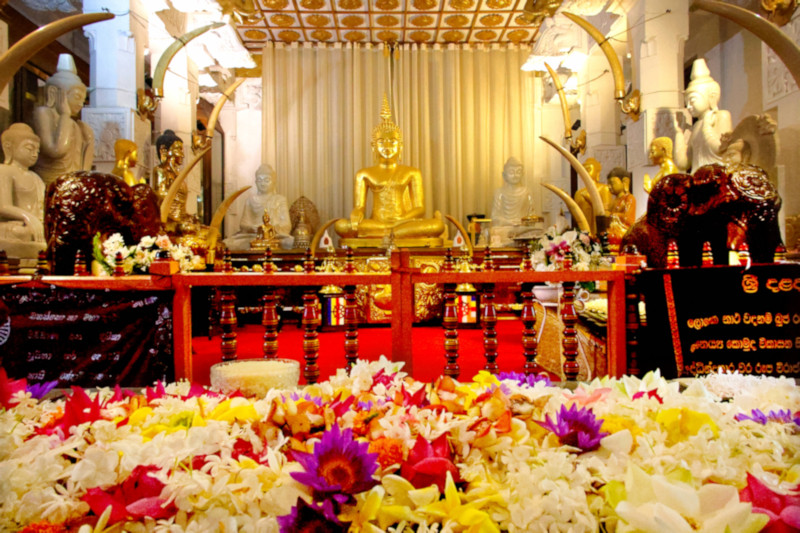 Buddhist Tooth Temple, Sri Dalada Maligawa, Kandy, Sri Lanka