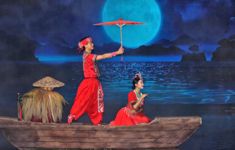 Romance Show in country village near Yangshuo, China