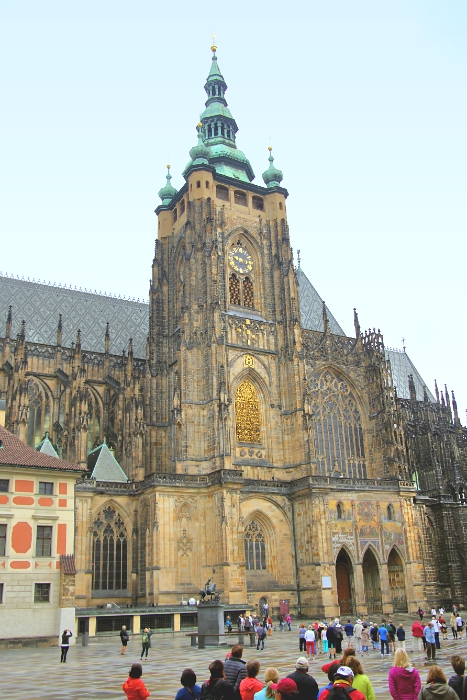 Czech Republic - 14th century St Vitus Cathedral in Prague Castle