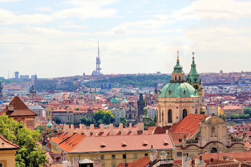 Czech Republic - View of Prague from the Castle