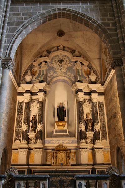 Inside the Church of St Francis, Evora, Portugal