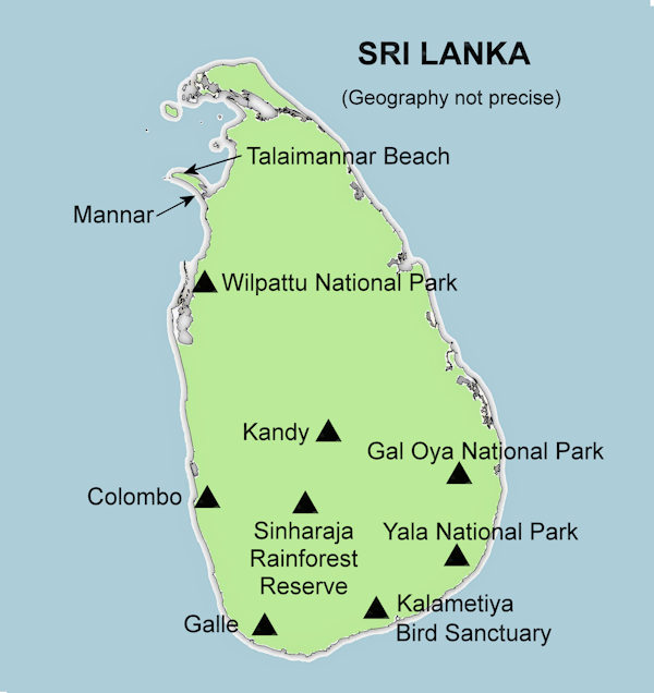 Sri Lanka Map