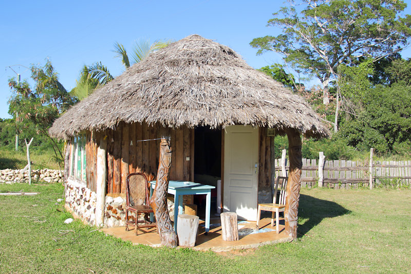 Modified traditional house, Isle of Pines, New Caledonia
