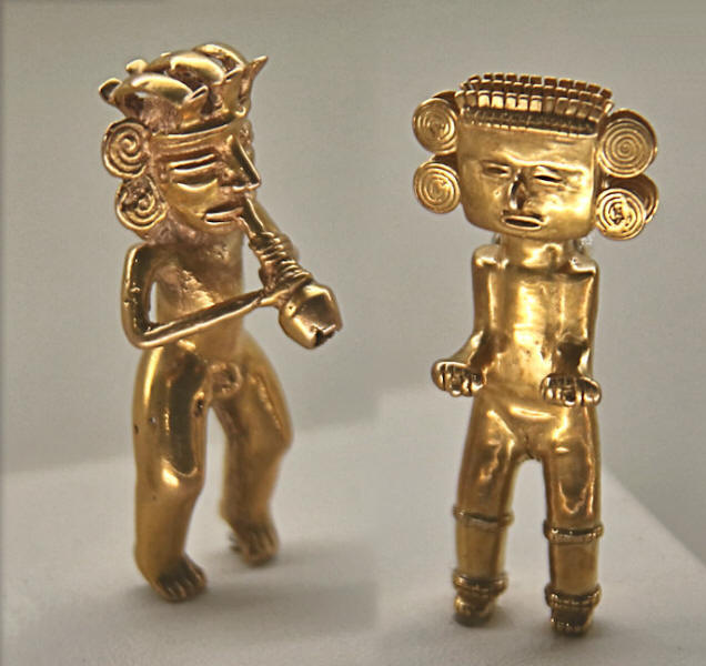 Pre-Columbian gold pieces, Gold Museum, San Jose, Costa Rica