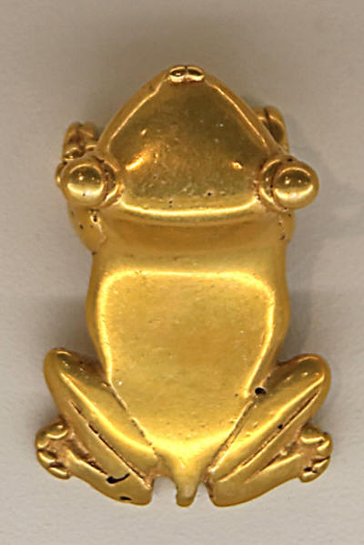 Pre-Columbian gold frog, Gold Museum, San Jose, Costa Rica