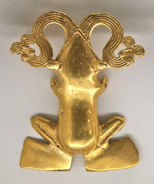Pre-Columbian gold piece, Gold Museum, San Jose, Costa Rica