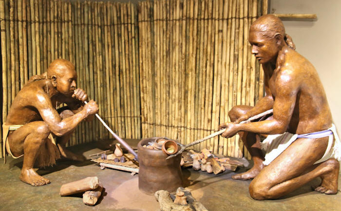 Pre-Columbian gold workers, Gold Museum, San Jose, Costa Rica