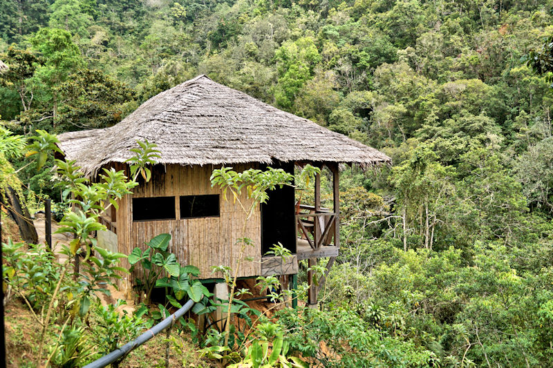 Our cabin at Tamil Lodge, Costa Rica