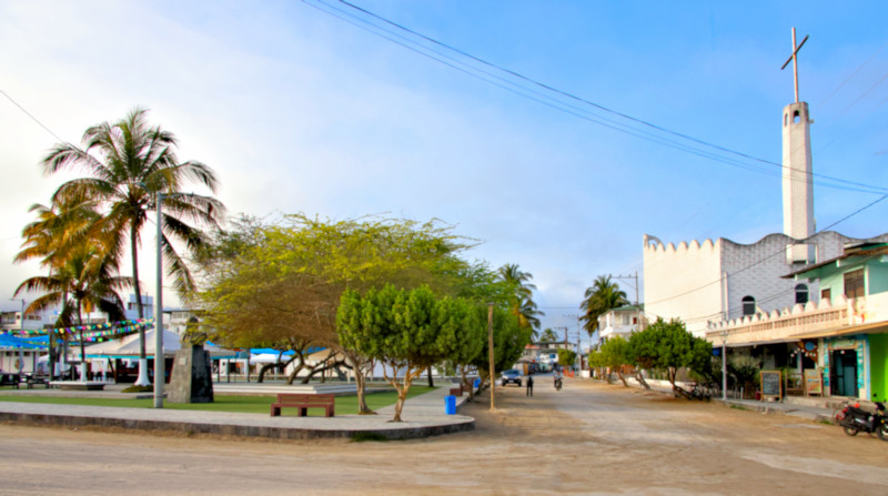 Puerto Villamil village, Isabela Island, Galapagos