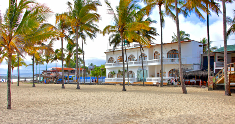 Puerto Villamil village, Isabela Island, Galapagos