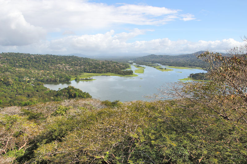 View of the Chagres River from the Gamboa Rainforest Resort