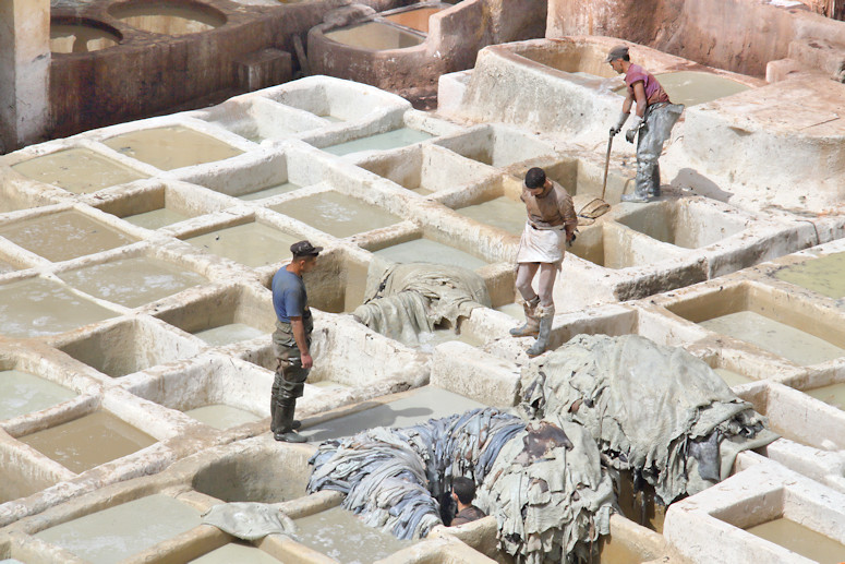 Chouara Leather Tannery, Fes, Morocco
