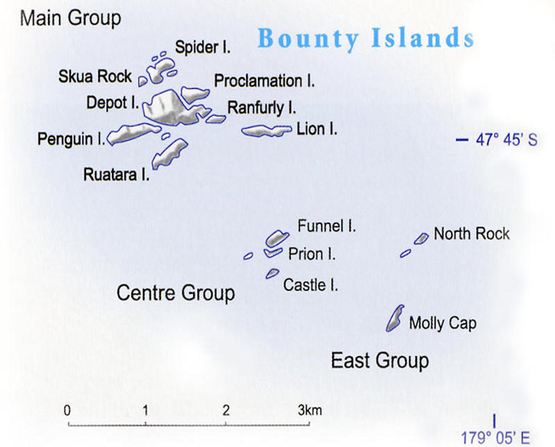 Bounty Islands, New Zealand