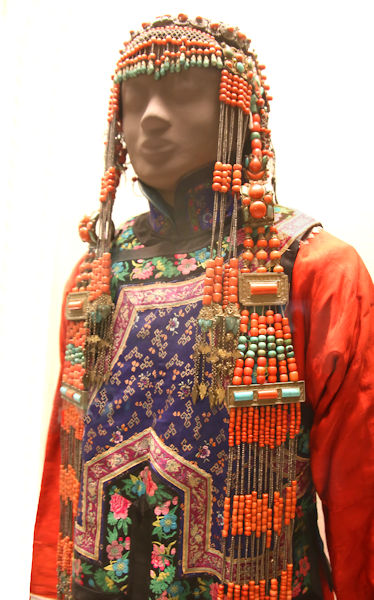 MONGOL ceremonial dress, QING, China