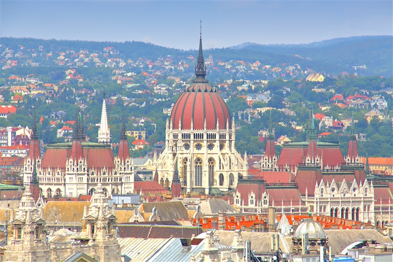 Panoramic views of Budapest