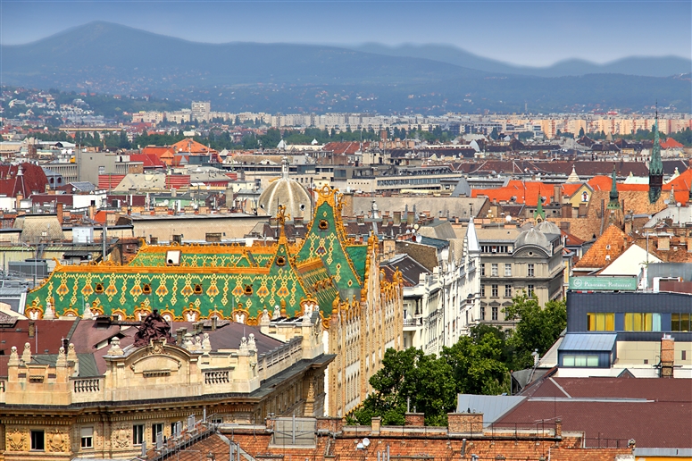 Panoramic views of Budapest