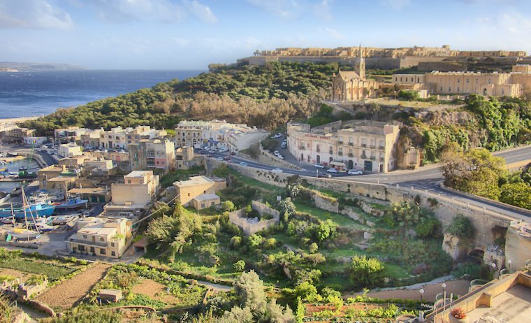 Malta_2806_Gozo_Magarr with the Lourdes Chapel_m