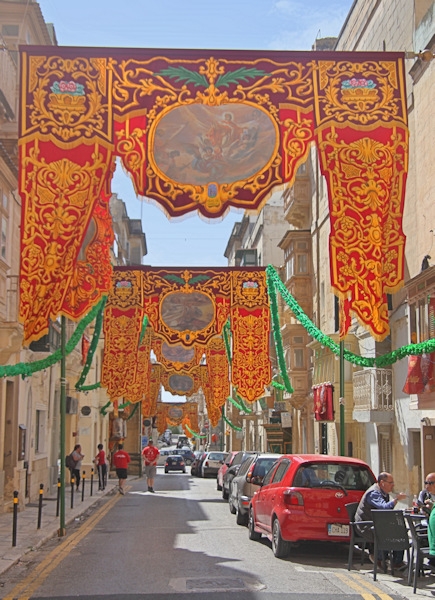 Malta_1797_Floriana_Decorations_Festival of Saint Publius_m