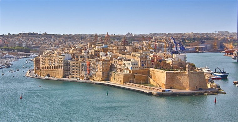 resized_Malta_1767_Valletta_The Grand Harbour_Fort of Saint Angelo_m