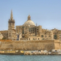 Malta_2083_Valletta_Carmelite Church Dome and Anglican Pro Cathedral Spire_m