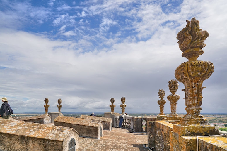 On the roof of the Cathedral of Évora, Portugal