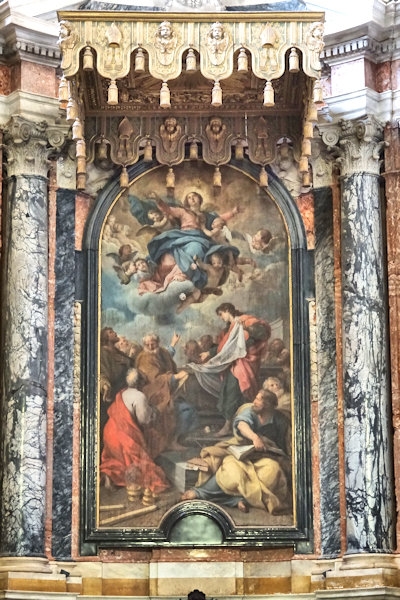 Inside the Cathedral of Évora, Portugal