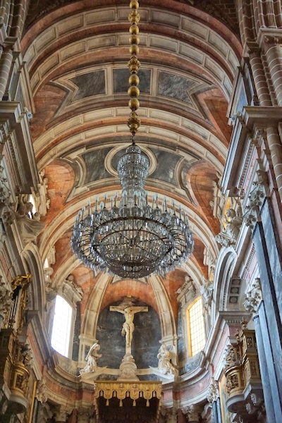 Inside the Cathedral of Évora, Portugal