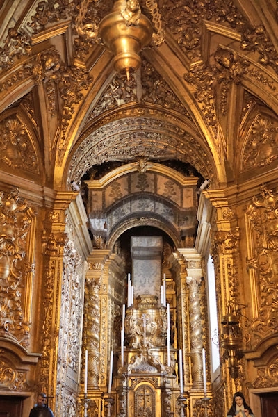 Inside the Cathedral of Évora, Portugal