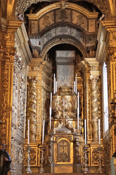 Inside the Cathedral of Évora, Portugal