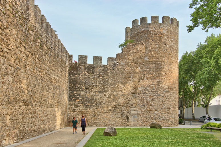 14th century city walls around the old city of Evora