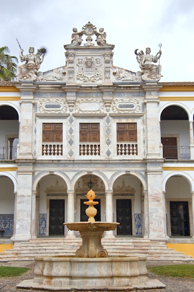 The courtyard of the University of Evora, Portugal