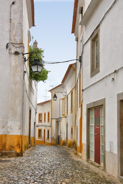 In the old city of Evora, Potugal