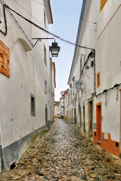 In the old city of Evora, Potugal