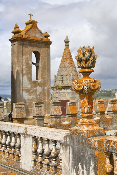 On the roof of the Cathedral of Évora, Portugal