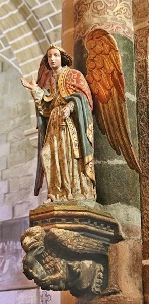 Inside the Cathedral of Évora, Portugal