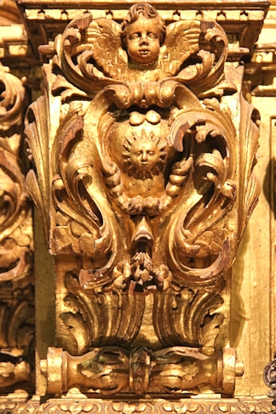 Inside the Cathedral of Évora, Portugal