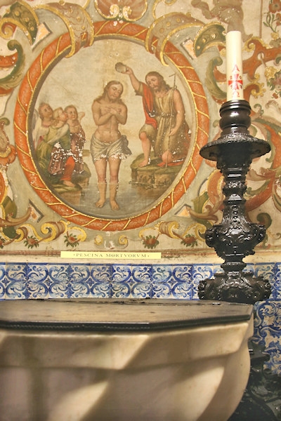 Inside the Cathedral of Évora, Portugal