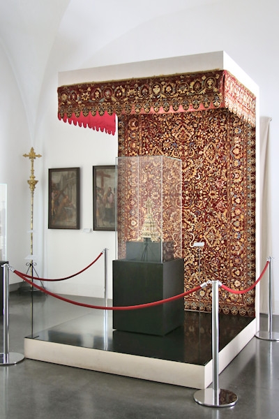 In the treasury of the Cathedral of Évora, Portugal