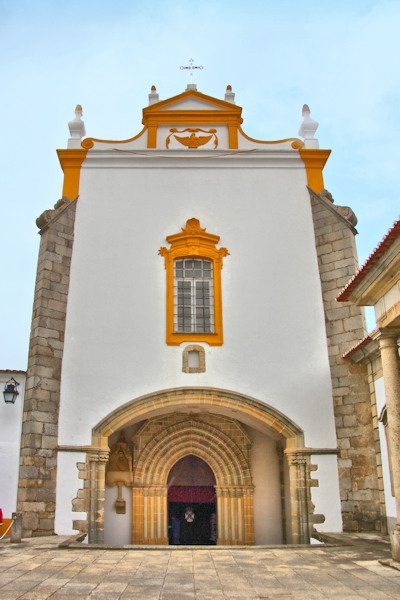 The church of São João Evangelista, annex to the Convent of the Lóios, in Evora, Portugal