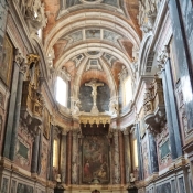 Inside the Cathedral of Évora, Portugal