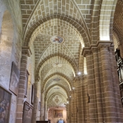 Inside the Cathedral of Évora, Portugal