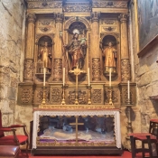 Inside the Cathedral of Évora, Portugal