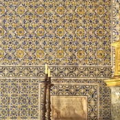 Inside the church of São João Evangelista, Lóios Convent, Evora, Portugal