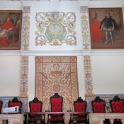 A restored chapel of the University of Evora, Portugal